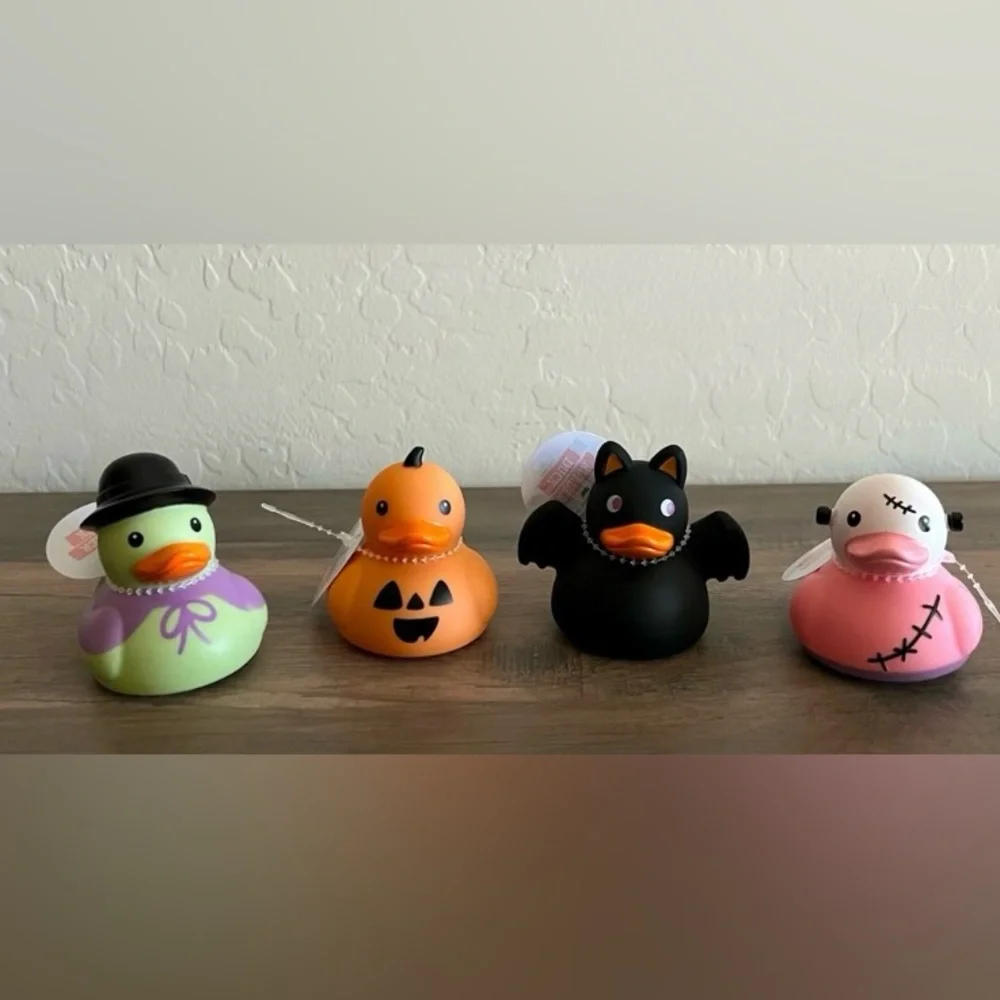 Target Bullseye Playground Halloween Rubber Ducks Witch Pumpkin Bat Frankenstein